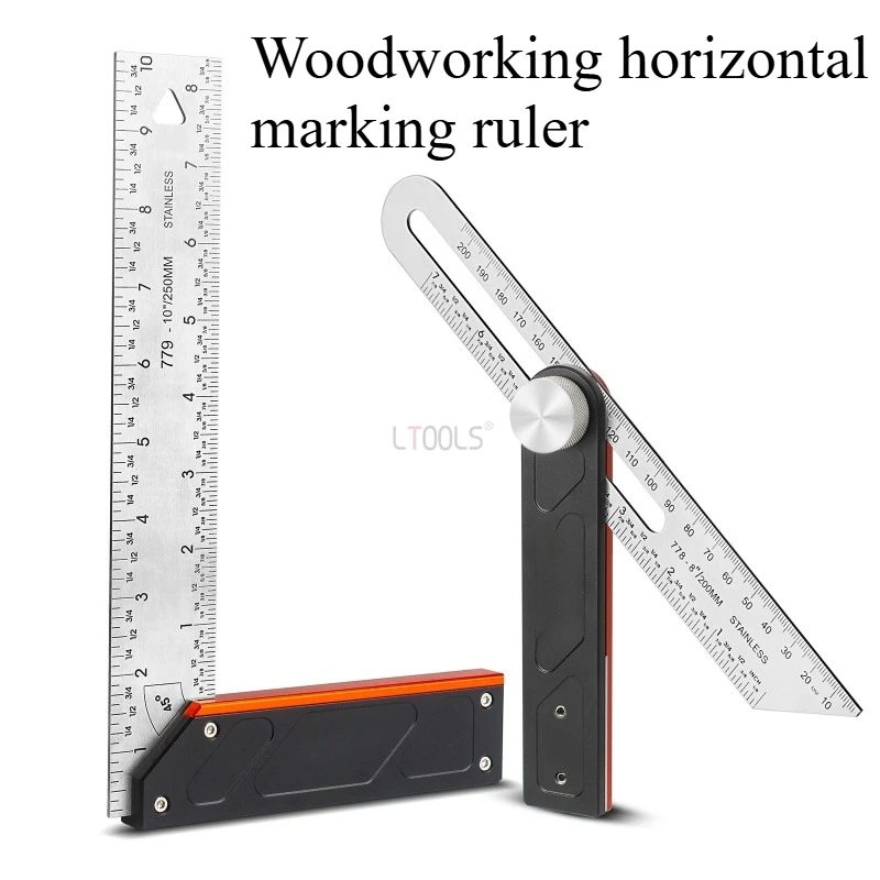 

Профессиональная многофункциональная линейка для измерения угла и горизонтальной маркировки, деревообрабатывающий инструмент, подходящий для производства шкафов