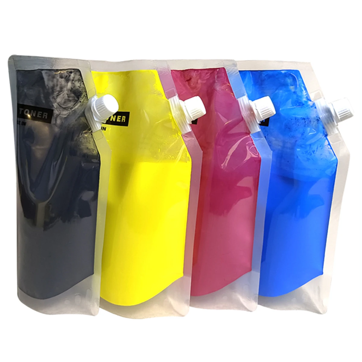 Analyste de recharge de poudre de toner d'encre 1kg réinitialiser pour Sharp MXC40 TD ST NT T LT IGHTFT JT XT CT ST-C AT NRack B C M Y BK K STB NTB TB LTB