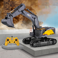 HUINA 1592 RTR 1/14 Tracked RC Excavator Remote Control RC Trucks Model 2.4GHz Light Sound Outdoor Toys Boys Gifts TH18065