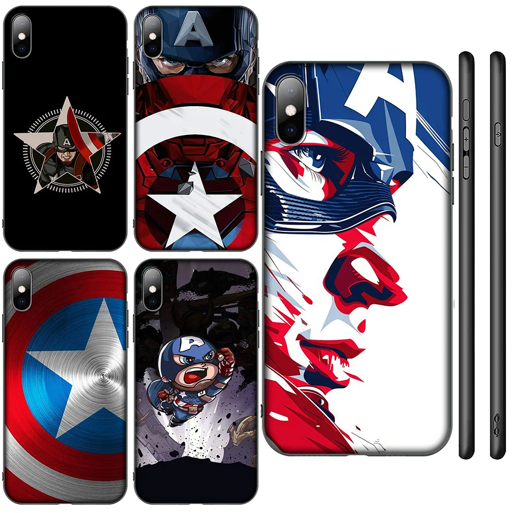 F-107 Marvel Captain America New Phone Case for Huawei Nova 5T 4E 3i 3 2 2i Y6 Y6P Y7 Y9 Honor 20 20s 9X 7C Prime Lite 2019