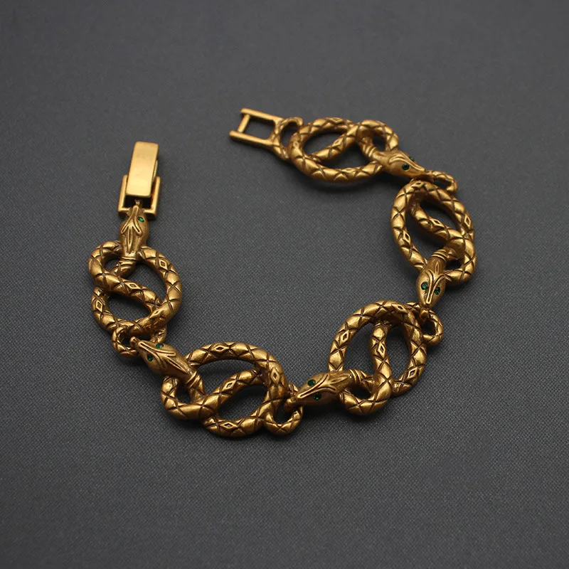 Medieval Snake Bracelet Brooch Suitmedieval Enamel Western Bracelet