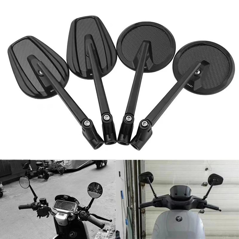 

New 2023 Motorcycle Mirrors Side mirror For Honda CB500X/F CB400X/F CB1100 CB1300 CB900 CB919 Aluminum alloy Carbon fiber