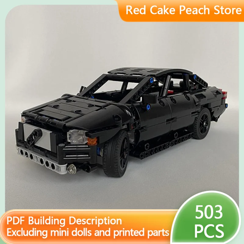 

Speed Racing Car Model MOC Building Bricks Classic S40 Compact Sedan Modular Technology Children Holiday Gifts Assemble Toy Suit