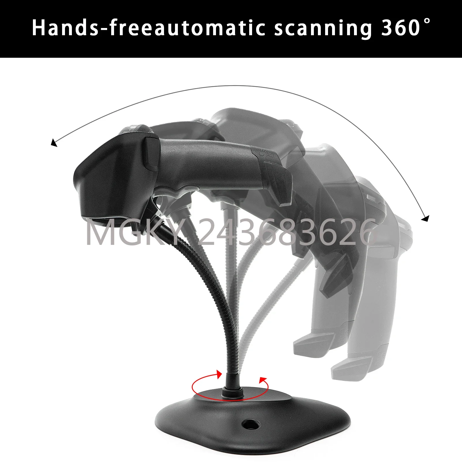 Scanner Bracket Self-induction reading For Zebra Symbol DS2208 DS4308 DS8108