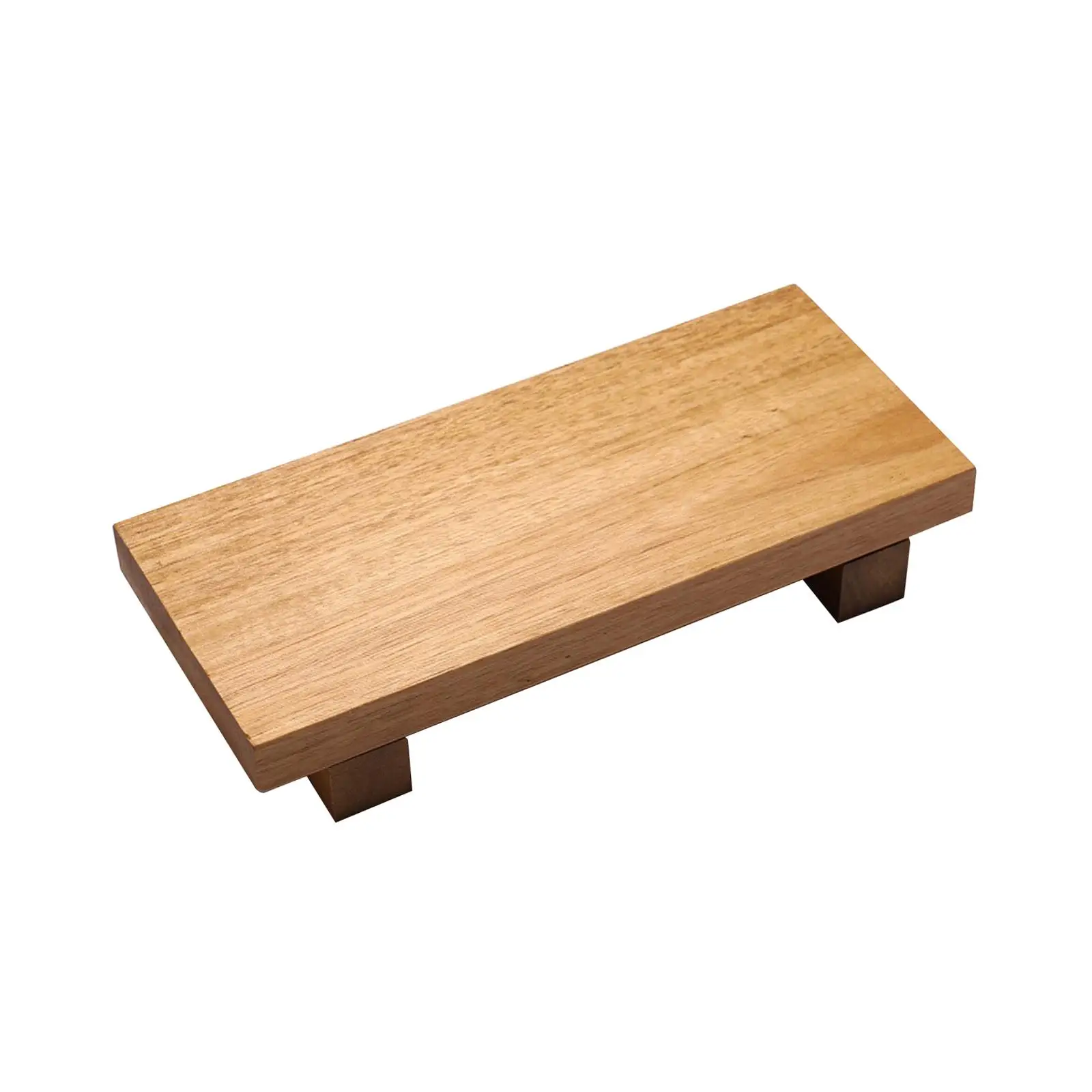 Wooden Pedestal Riser for Display Farmhouse Rectangular Soap Tray for Wedding Coffee Table Sink Kitchen Decoration