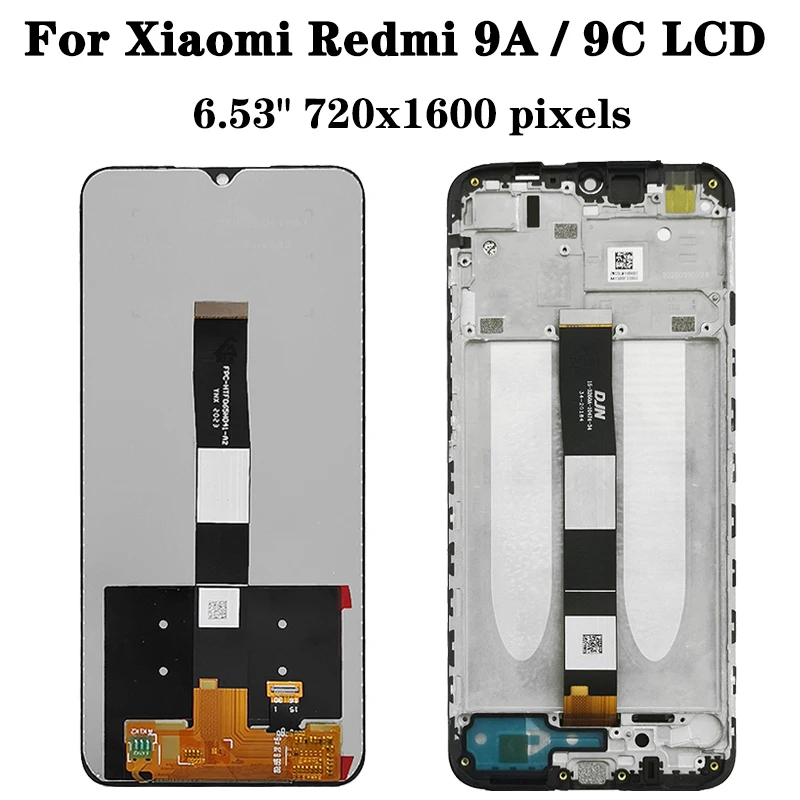 High Quality LCD For Xiaomi Redmi 9 9A 9C LCD With Frame Display And Touch Screen Assembly For Redmi 9 M2004J19AG M2004J19C LCD