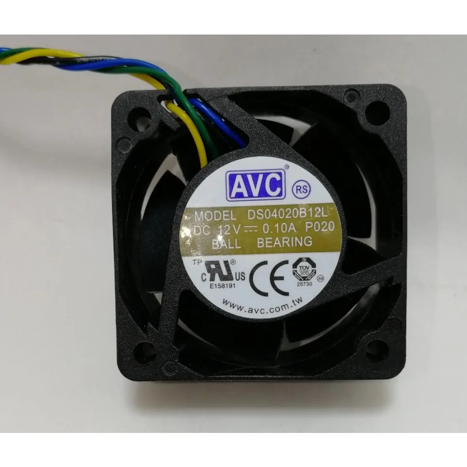 

DS04020B12L New For AVC 4020 4cm 40mm 4pin Ultra-Quiet Temperature Control Speed Control Case Cooling Fan