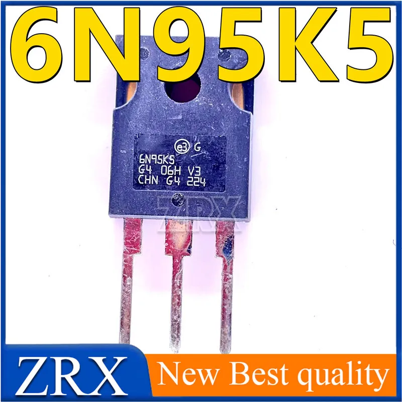 5Pcs/Lot  Newly imported STW6N95K5 6N95K5 TO247 6A 950V MOS field effect transistor In Stock