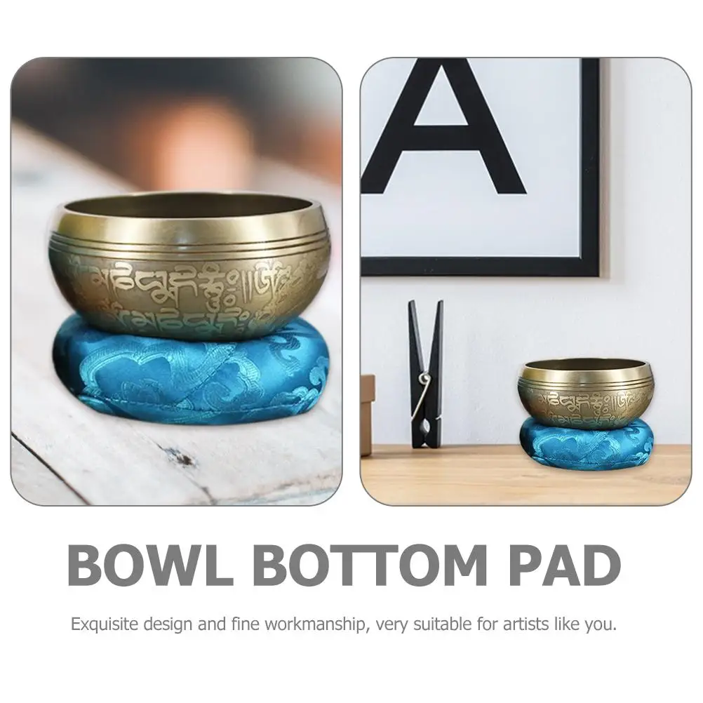 

Buddha Sound Bowl Bottom Mat Singing Pad Yoga Pads Cotton Supplies High Grade Long Lasting Practical Beautiful