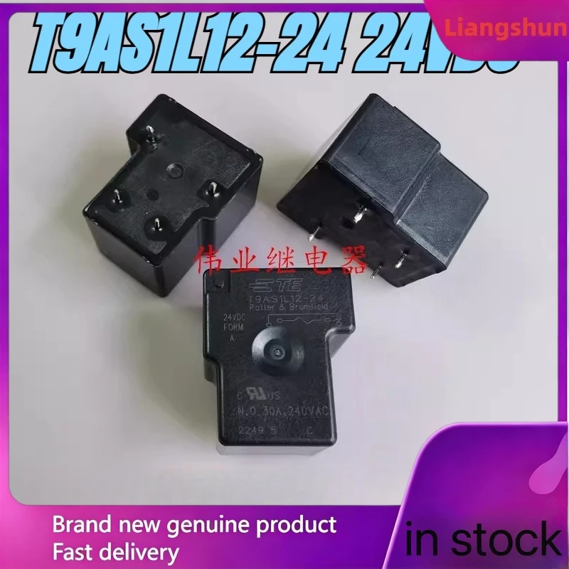 New 5pcs/lot  T9AS1L12-24 24VDC 4pins 30A