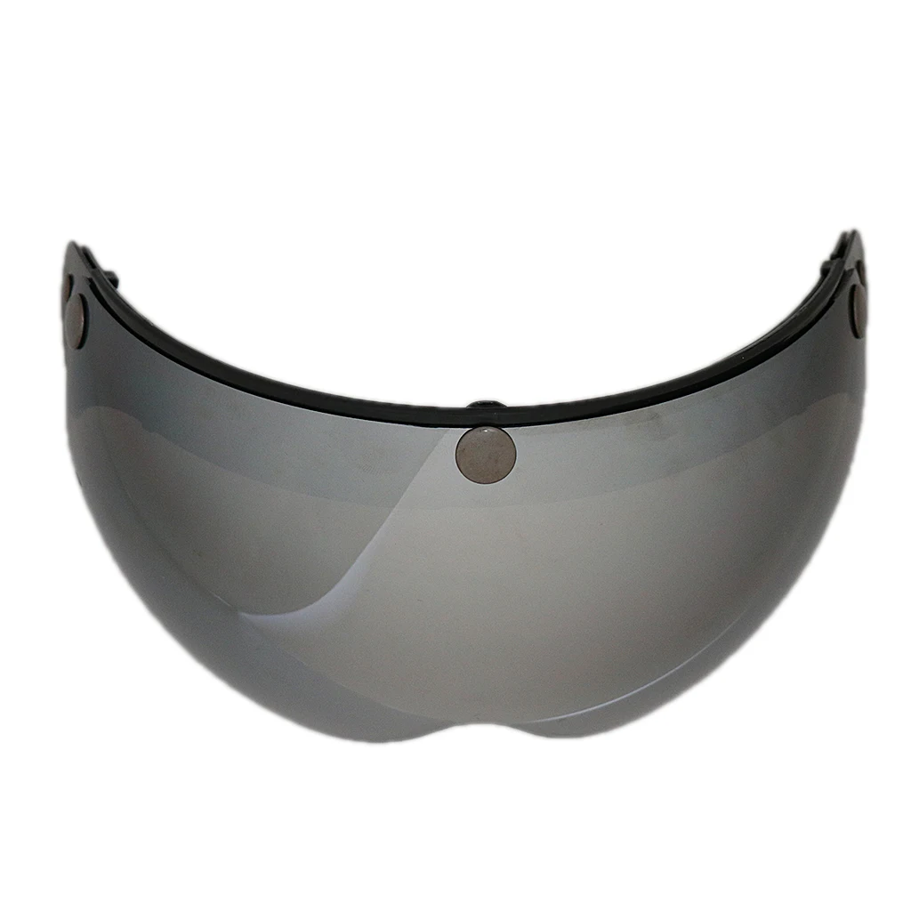 

Universal 3 Snap-Button Visor for 3/4 Open Face Wind Flip Up