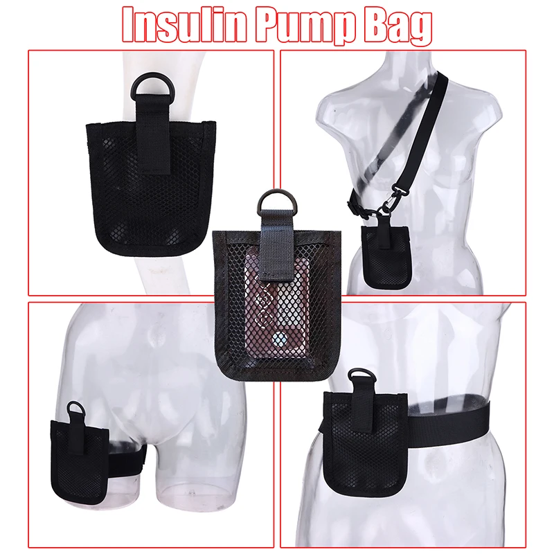 Insulin Pump Bag Invisible Lightweight Waist Armband Bag Mobile Portable Protective Case Multifunctional Belt Insulin Pump Fixed