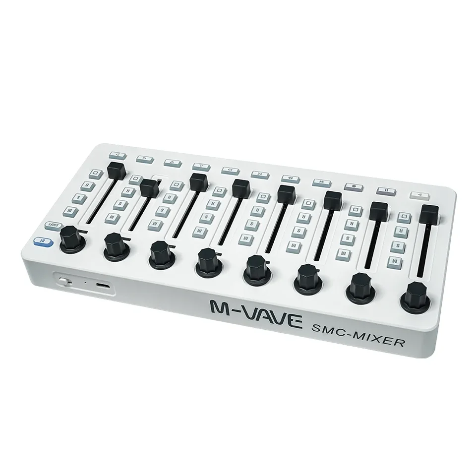 【美品】M-WAVE SMC-MIXER MIDIコントローラー BT対応 Mvave SMC-MIXERワイヤレスmidiコントローラー、ミキシングコンソール