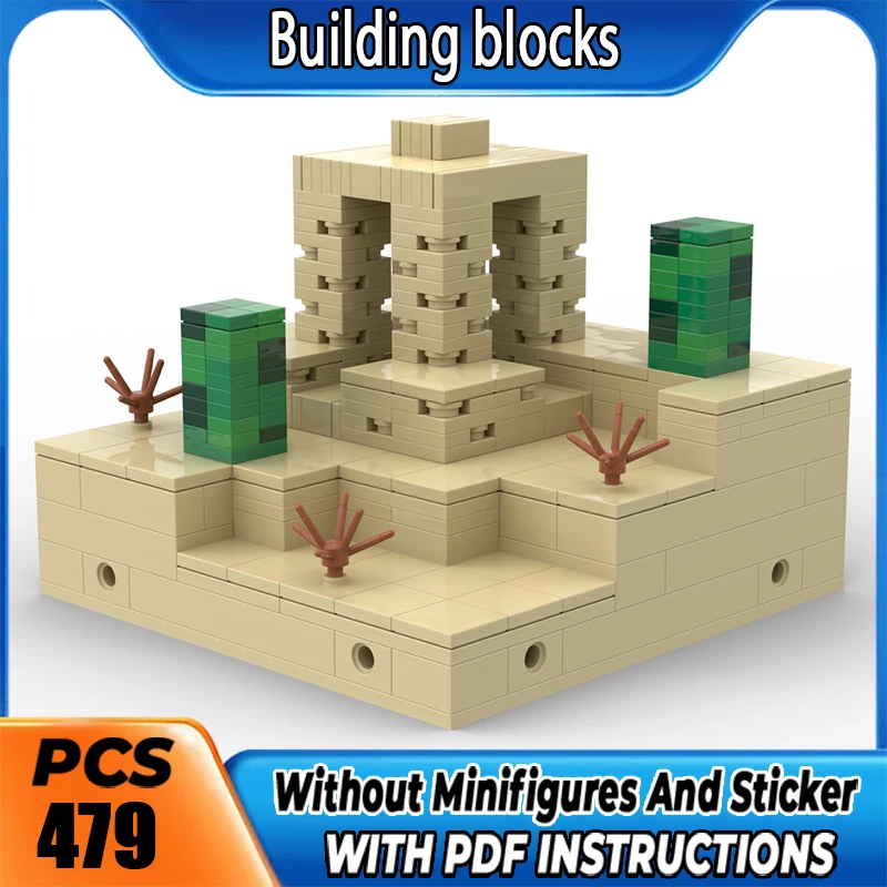 MOC Premium Building Blocks Desert Well Model DIY Assemble Bricks High Precision Collectible Toy Holiday Christma Gift