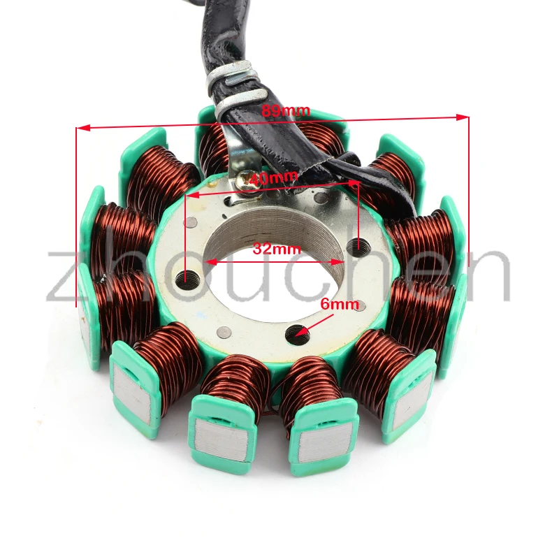 Motorcycle 5 Wire 12 Poles For Honda CG125 ZJ125 CG ZJ 125 125cc  Magneto Stator Coil Generator Spare Parts