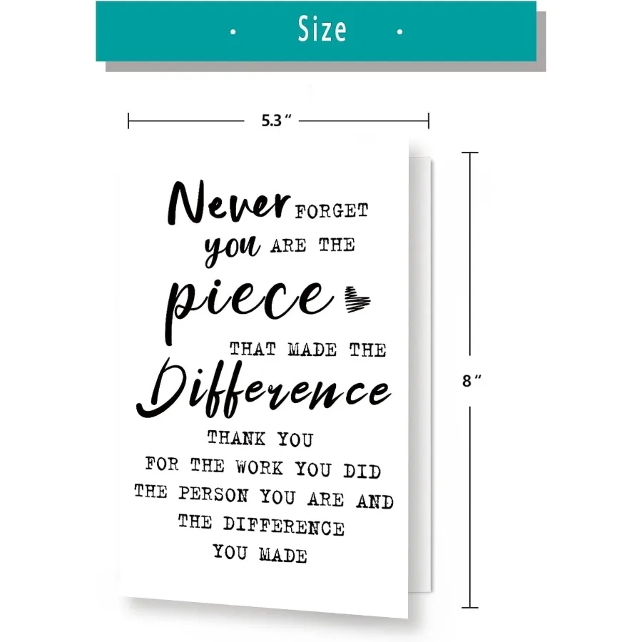 Thank you Appreciation Card for Mentor Teacher Nurse Funny Office Goodbye Card Going Away Cards Retirement Cards for Coworker B