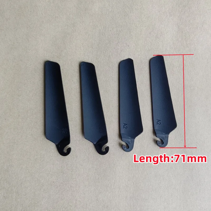 4pcs AB 7.1CM  71mm Spare Blades Fans Props For R/c Mini Helicopter Rotor Rc Drone Copter Toys Spare Parts Accessories