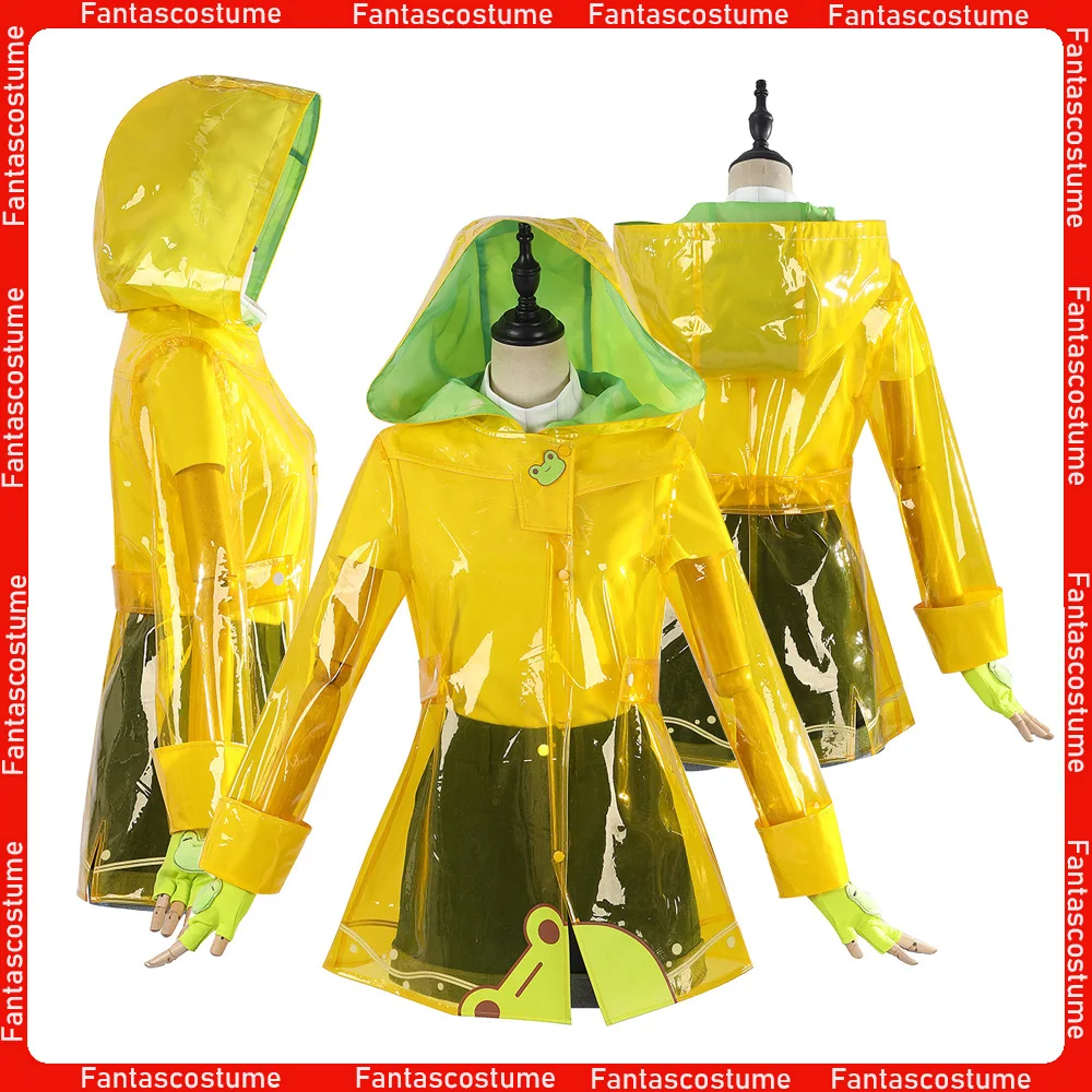 

Game Fantasia Cosplay Mei Costume Raincoat Shorts Outfits Halloween Carnival Dress-Up Party Roleplay Disguise Clothing Suit