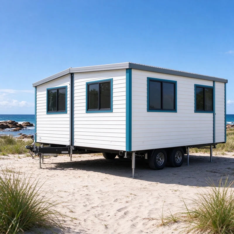 Remote Research Station Modular House Galvanized Steel 20ft Detachable Building for Outdoor Field Scientific Working Base Cabin