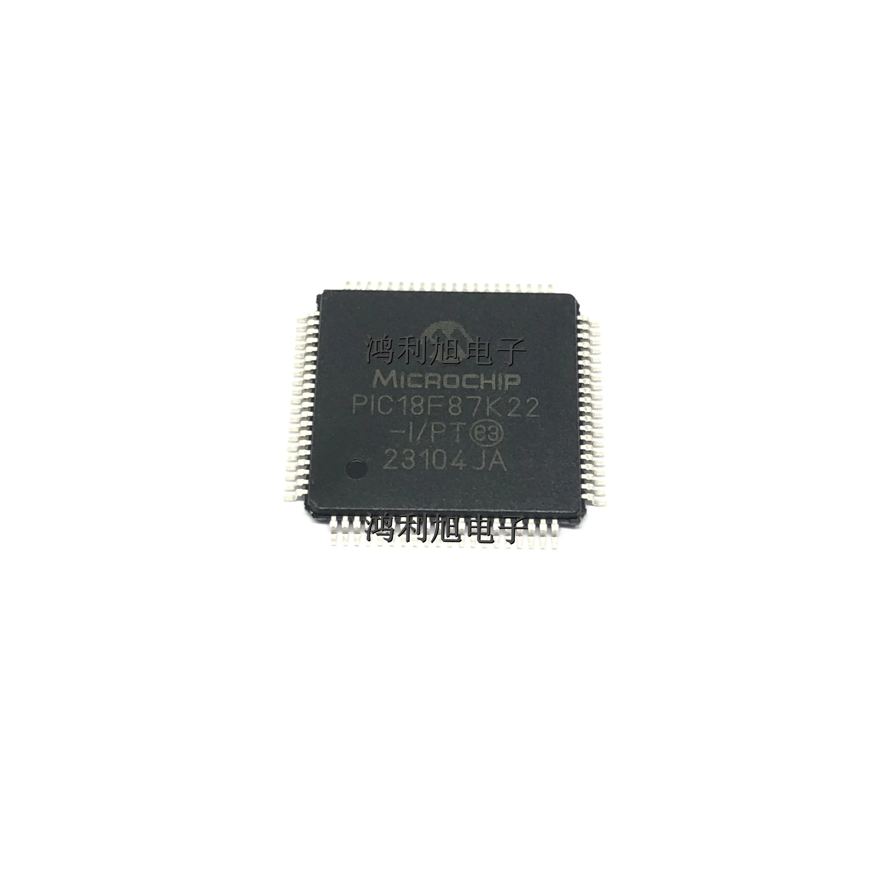 1 Stks/partij PIC18F87K22-I/Pt PIC18F87K22T-I/Pt Pic18f87k22 Mcu 8-Bit Pic Risc 128kb Flash 2.5V/3.3V/5V Auto 80-Pins Tqfp Lade