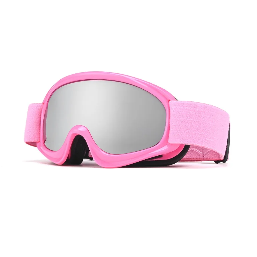 Kids Professional Trendy Colorful Ski Goggles Anti-Fog Wind-Dust-Proof Eyewear for Skiing Snow Outdoor Sports