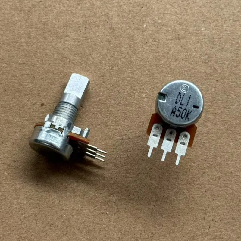 For ALPHA Single 12Type 3Pin Potentiometer A50K B50K Amplifier Volume Rotary Potentiometer