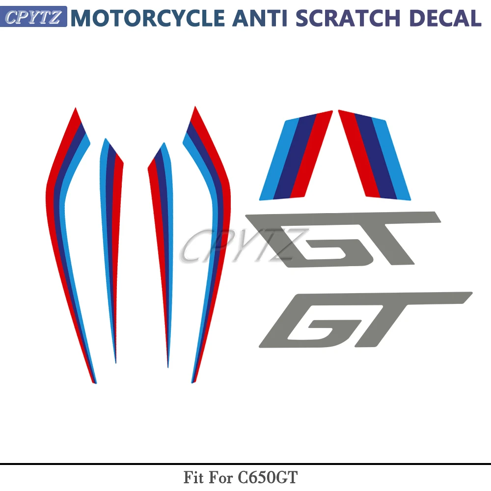 Motorcycle Anti Scratch Decal Fit for C650GT C650 GT Waterproof Sticker Protection Kit Fairing Stickers Modification Accessories