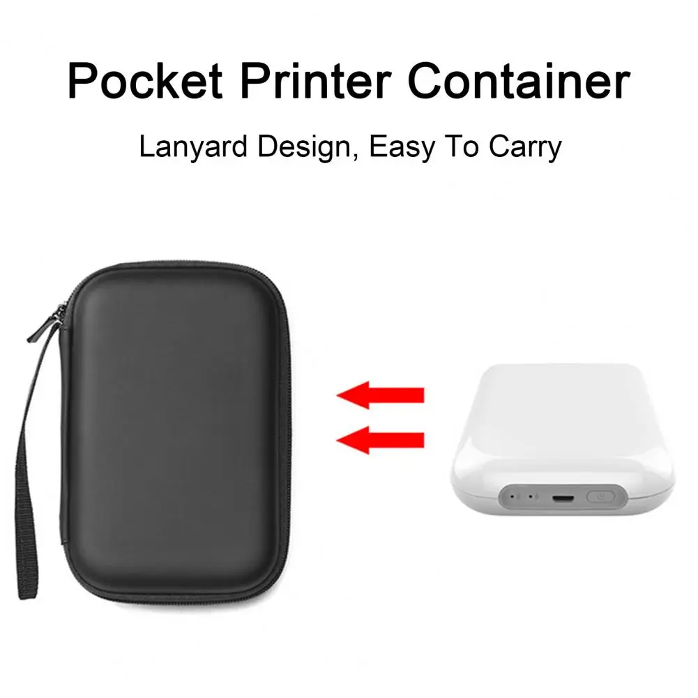 Portable Case Shell Cover Travel Carrying Storage Bag for ZINK Pocket Printer Sprocket Mijia Mini Portable Photo Printer