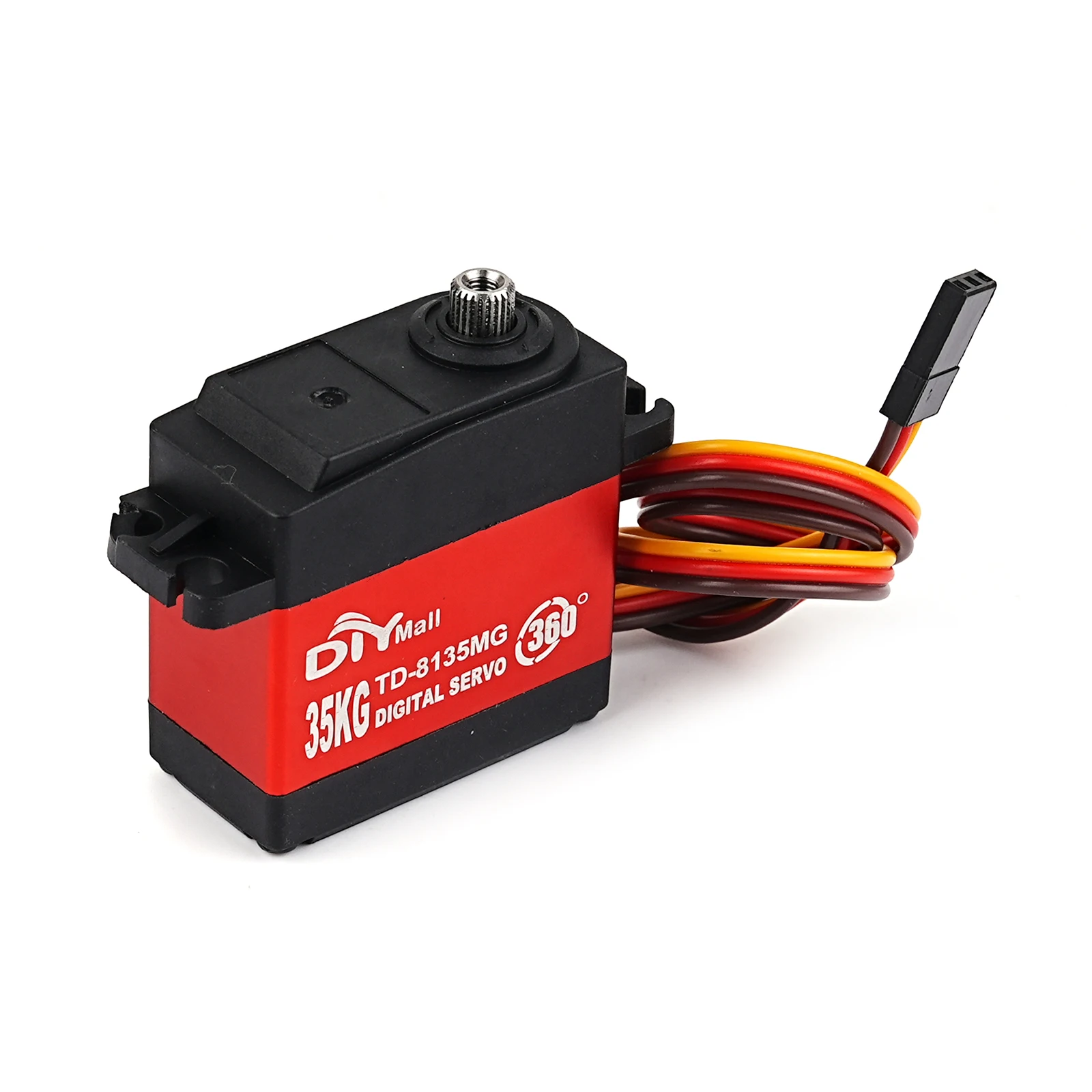 TD-8135MG 35KGデジタルサーボモーター 360度制御可能 防水 高トルク 25Tメタルアーム付き RCカー ボート ロボット DIY用