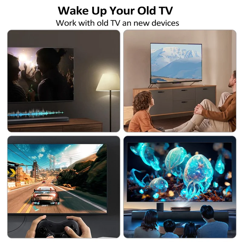 BNVN-Mini RF Modulator AV To RF Modulator Output NTSC CH3 Channels PLL Controlled VHF Operating Frequency