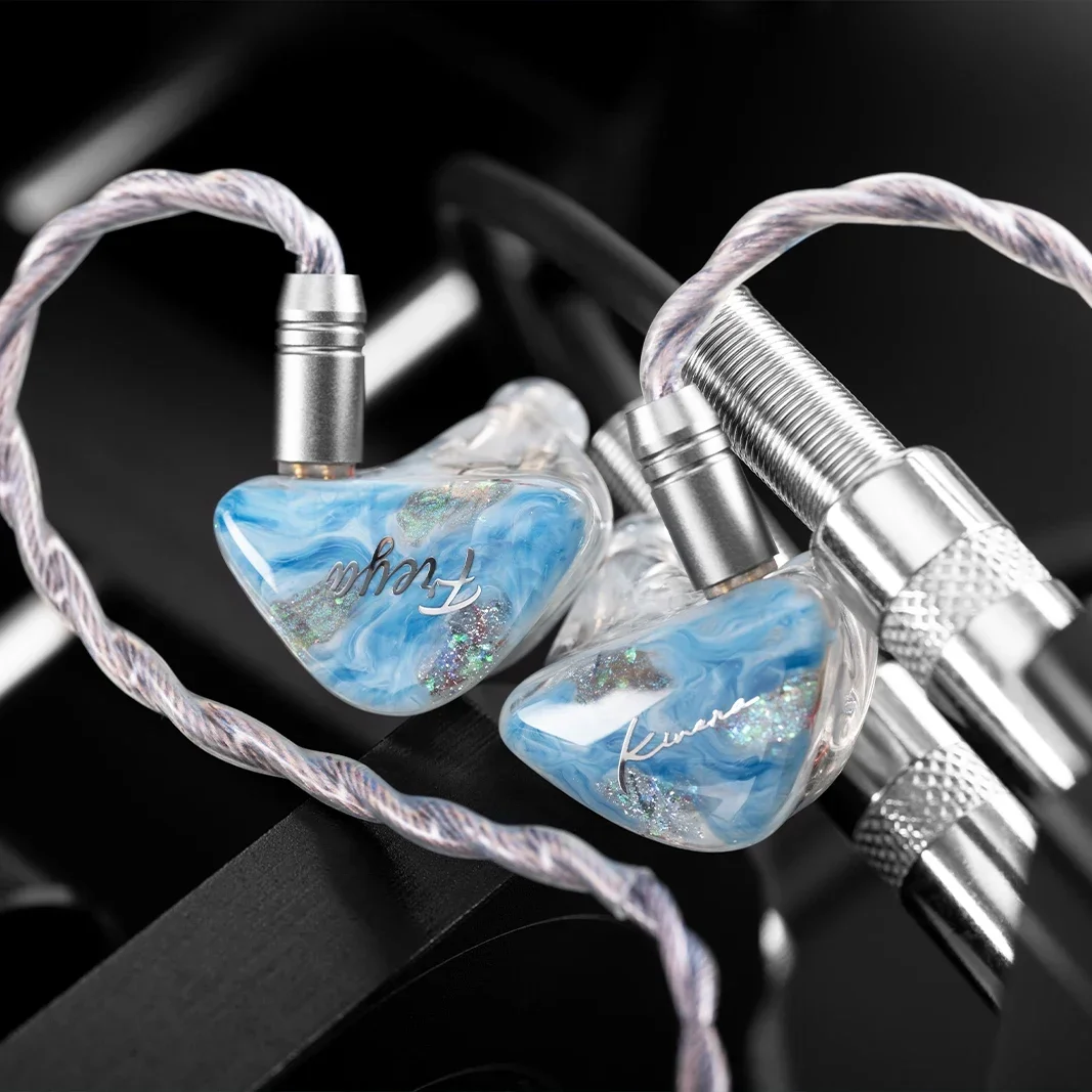 Kinera Freya 2.0 HIFI Earphone 7mm DD + 3 Knowles BA Hybrid Driver IEMs with 0.78mm 2pin Detachable Cable In-Ear Earphone