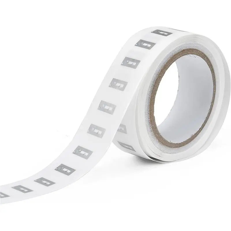 ABSQ- Tags Sticker 500 PCS Blank NTAG213 Chip Adhesive RFID Rewritable 137 Bytes Memory Labels Stickers