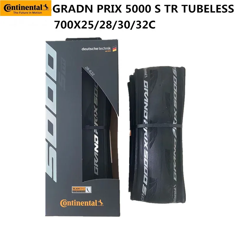 

Continental Grand Prix 5000 STR Tubeless Road Tires 700×25/28/30/32C Bicycle Clincher Tyres Bike Folding Stab-Resistant Tire GP5