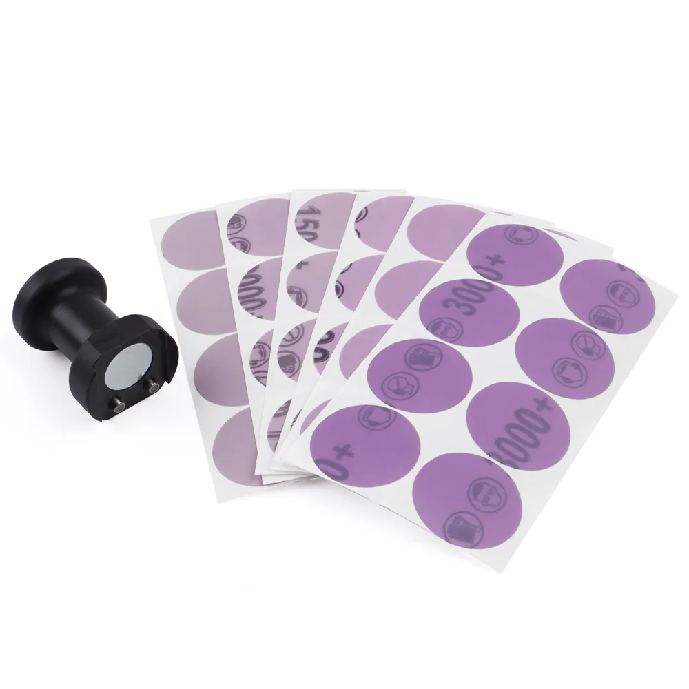 Paint Scraper Handle, Magnetic Handle For Car Scrapers, Car Sanding Tool, Paint Scratch Repair Tool, With 6 Grit Sandpaper Sizes