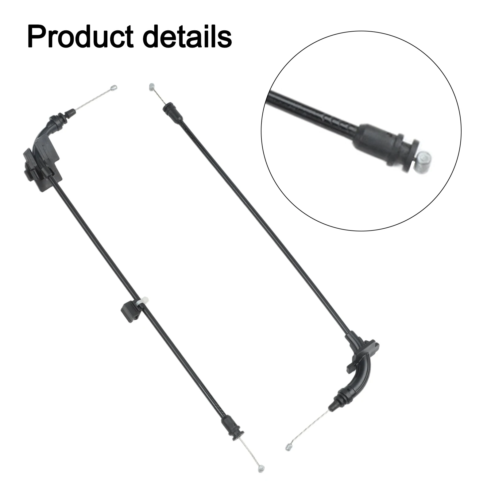 Bonnet Latch Control Cable Hood Bonnet Release Cable As Shown Bonnet Latch Cable Plastic Material Pair Included