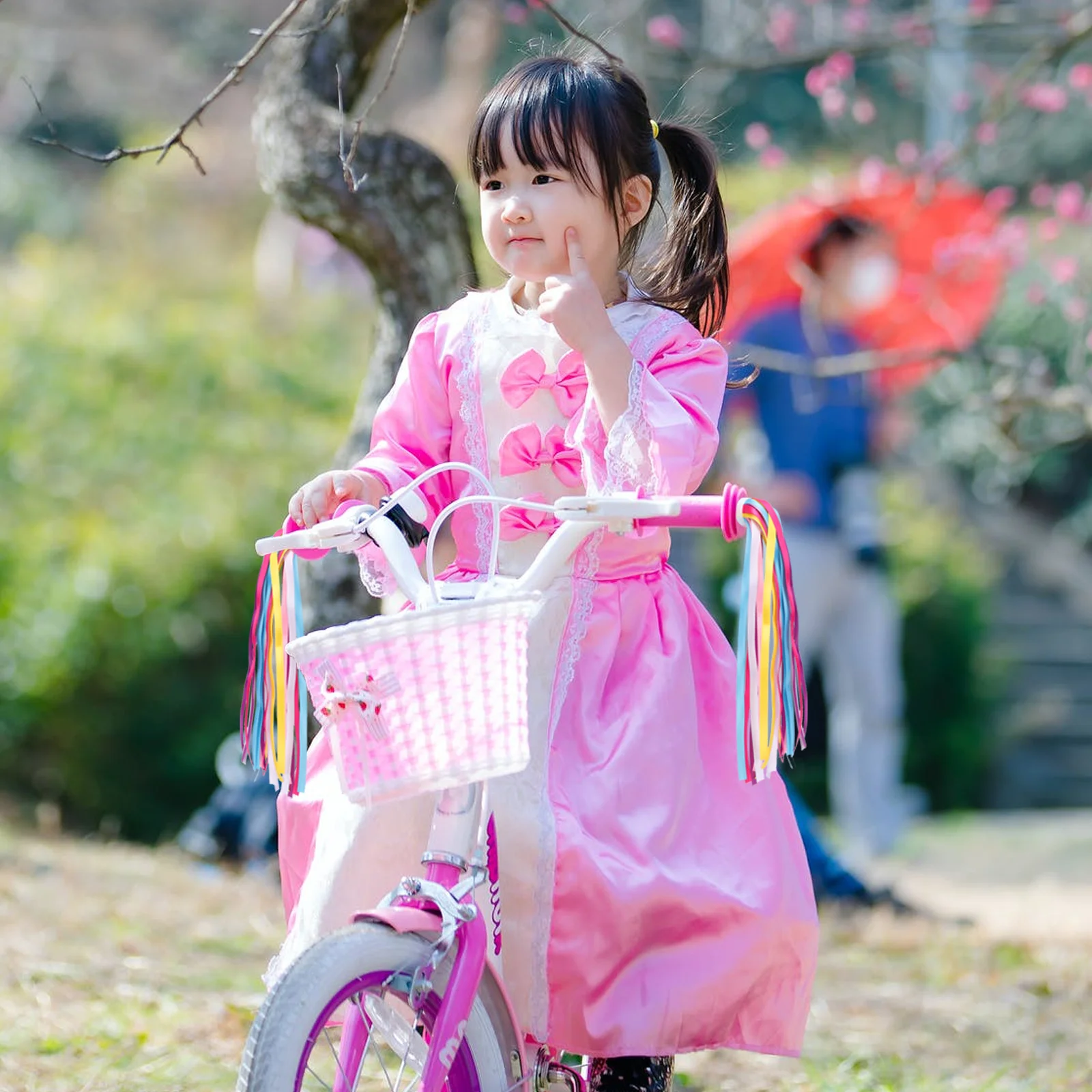 

1Pair Safe Materials Childrens Bike Streamers Flying Tassels for Bicycles Scooters Gifts Accessories