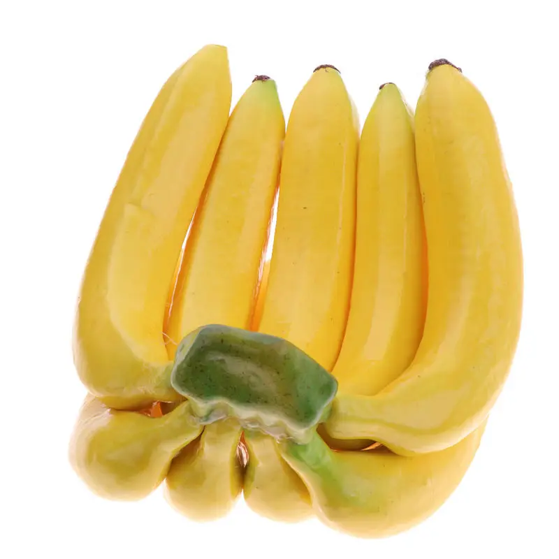 

1Pc Fake Banana Plastic Artificial Fruit Simulation Banana Model Ornament Craft Photography Props Window Decoration