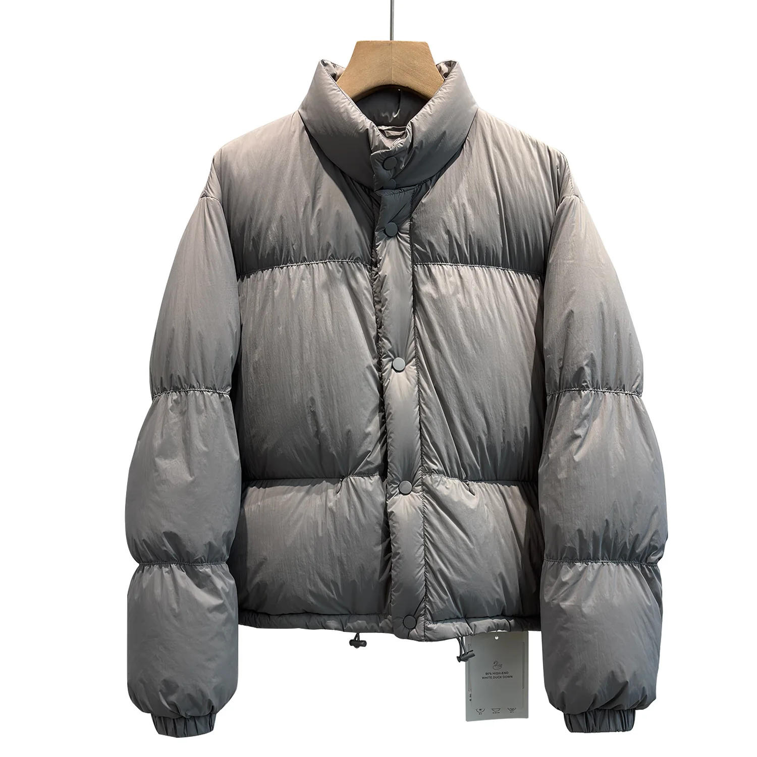 Doudoune Courte en Duvet Doux, Chaud, observateur, Imperméable, Norme Nationale 90, Style Paresseux