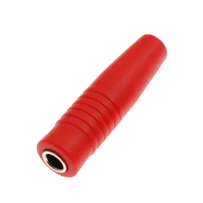 Nuevo Seguridad con aislamiento latón cubierto para conector macho Cable con conector Banana 4mm