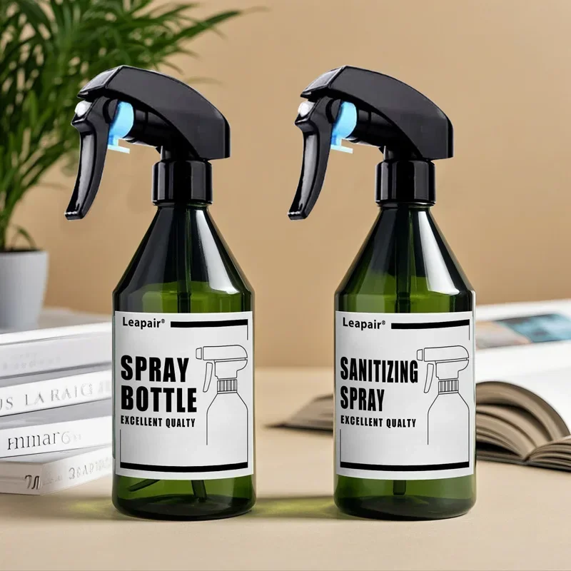 1/2 قطعة 300 مللي زجاجات رذاذ الرذاذ مع تسميات المحمولة الزناد رذاذ مضخة ل البستنة نبات زهرة سقي الشعر تصفيف الشعر #2