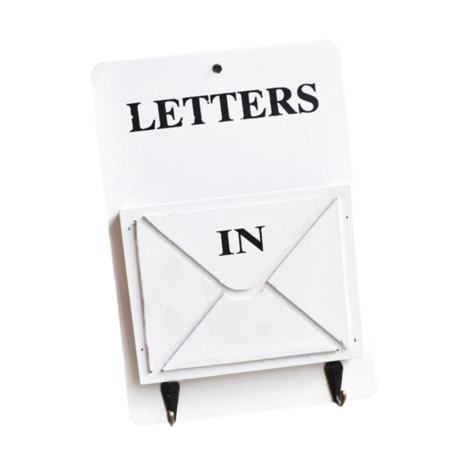 Wooden Hanging Key Holder Mail Letter Rack Wall Decor Multifunctional, Organizer Vintage, Wall Shelf for Home Entryway