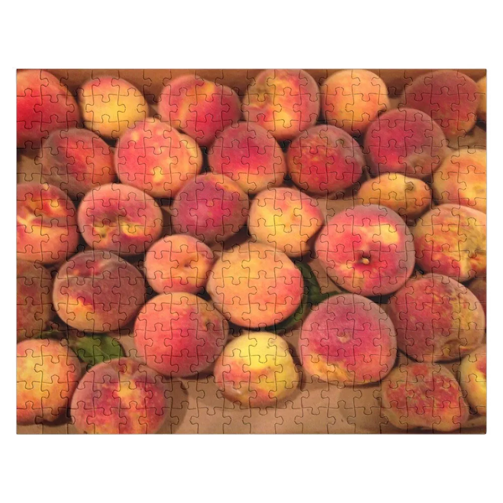 Peaches Galore Jigsaw Puzzle Custom Photo Custom Child Custom Name Wood Customized Photo Puzzle