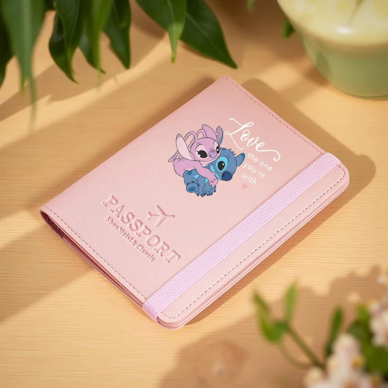 Stitch Print Passport Holder,School Supplies For Back To School Travel Essentials Travel Vacation Accessories For Holiday Season