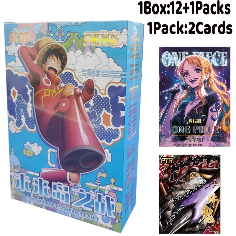 OuHa 2 One Piece The War of the Eggheand Island Collection Card Music Box Magic High Energy Limited Anime Card Kids Gifts