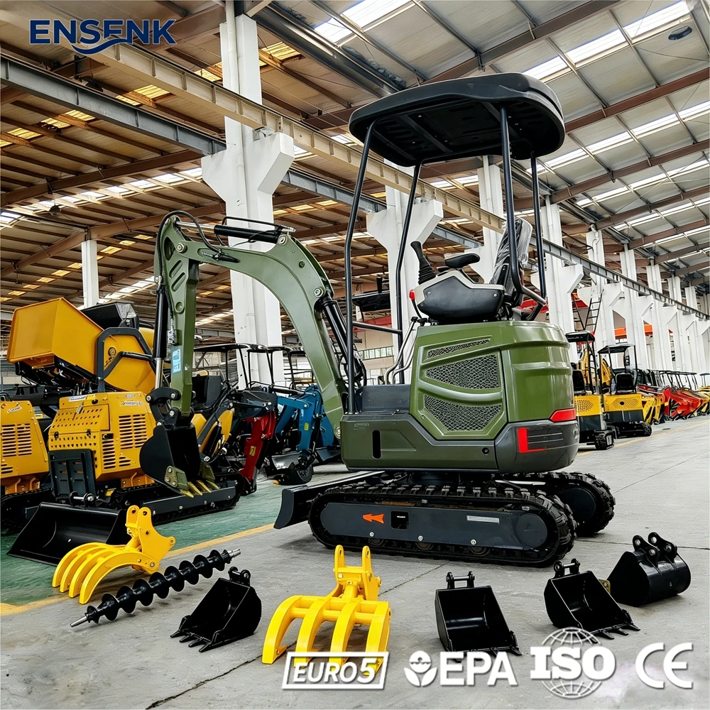 

Mini Excavator 0.8Ton 1.0Ton Construction 1.5Ton 2.0Ton Yanmar Diesel EPA Euro 5 CE Multifunctional Agricultural Digger CE