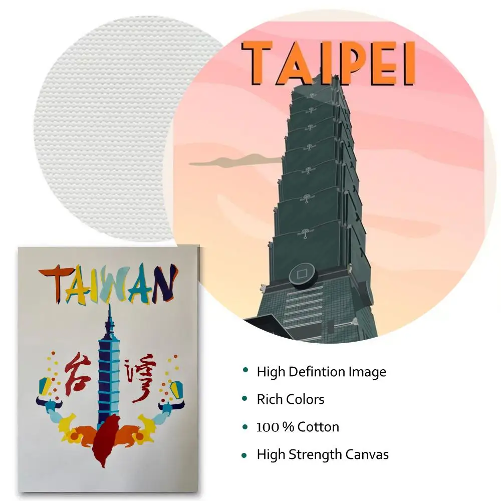 تايبي تايوان ملصق HD أنيمي موضوع ساخن المغني/OST/فيلم مقاوم للماء ذاتية اللصق ديكور المنزل