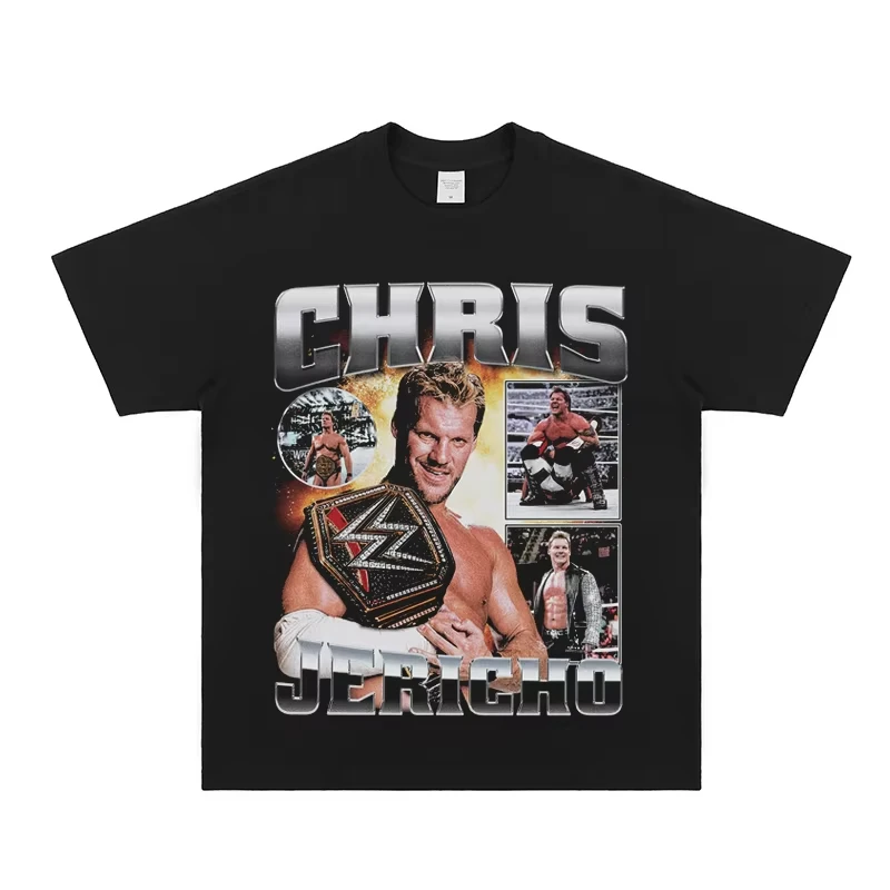 

2025 Men's and Women's Summer Wrestling Edge Short Sleeve, John Cena T-Shirt, Chris Jericho Half Sleeve, Randy Orton