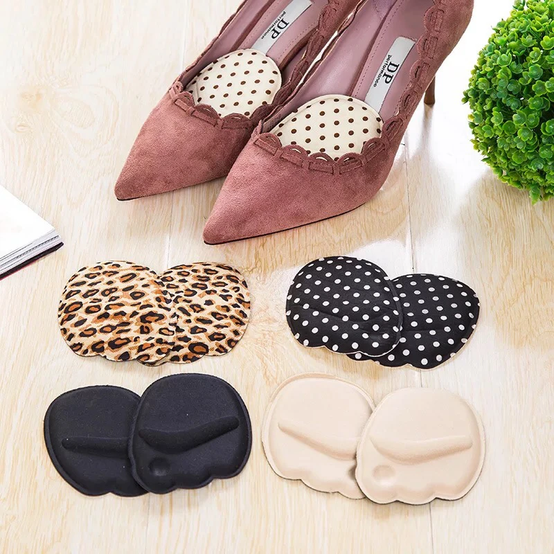 1 Pair Foot Forefoot Protection Pad Women Silicon Heel Pad Soft High Heels Half Yard Mat Arch Only Eat Orthopedic Insert Insole