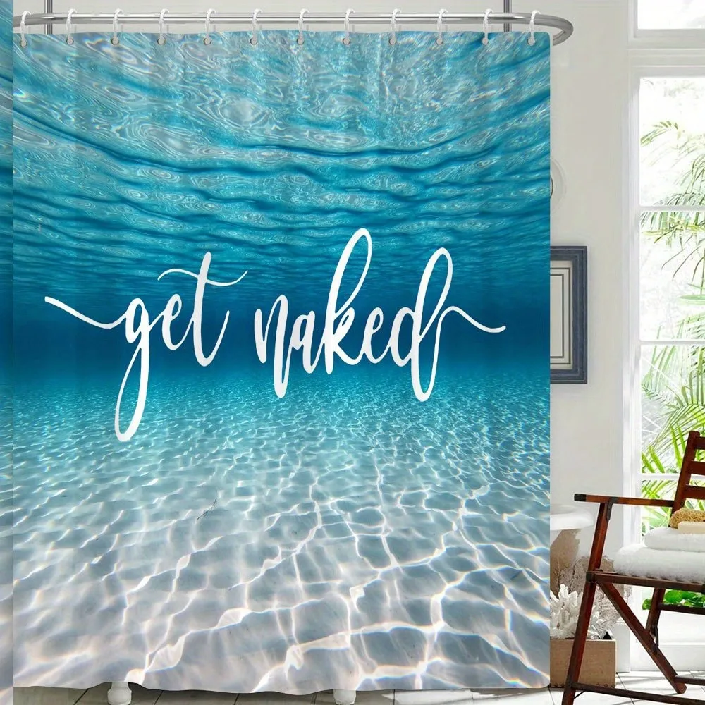 

Подводная сцена океана занавеска для душа моющаяся грязеотталкивающая насадка для душа водонепроницаемая полиэстеровая занавеска для ванны