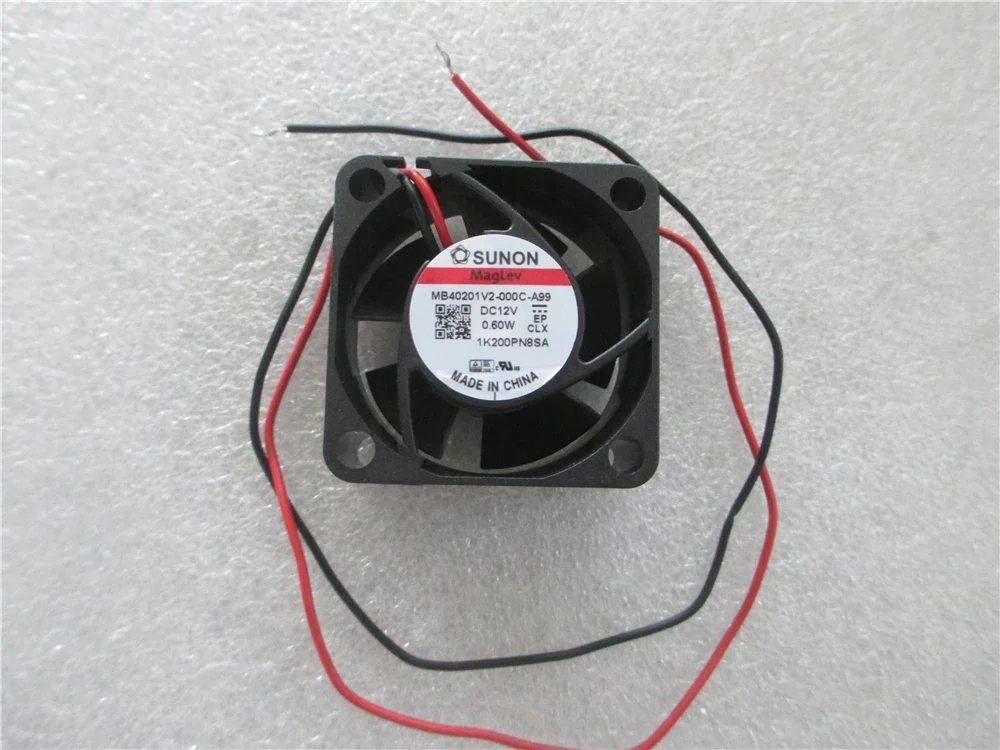 Cooling Fan  for SUNON EF40201BX-Q18C-F99 1.44W MB40201V2-000C-A99 0.6W 4020 12V 40X40X20 4CM